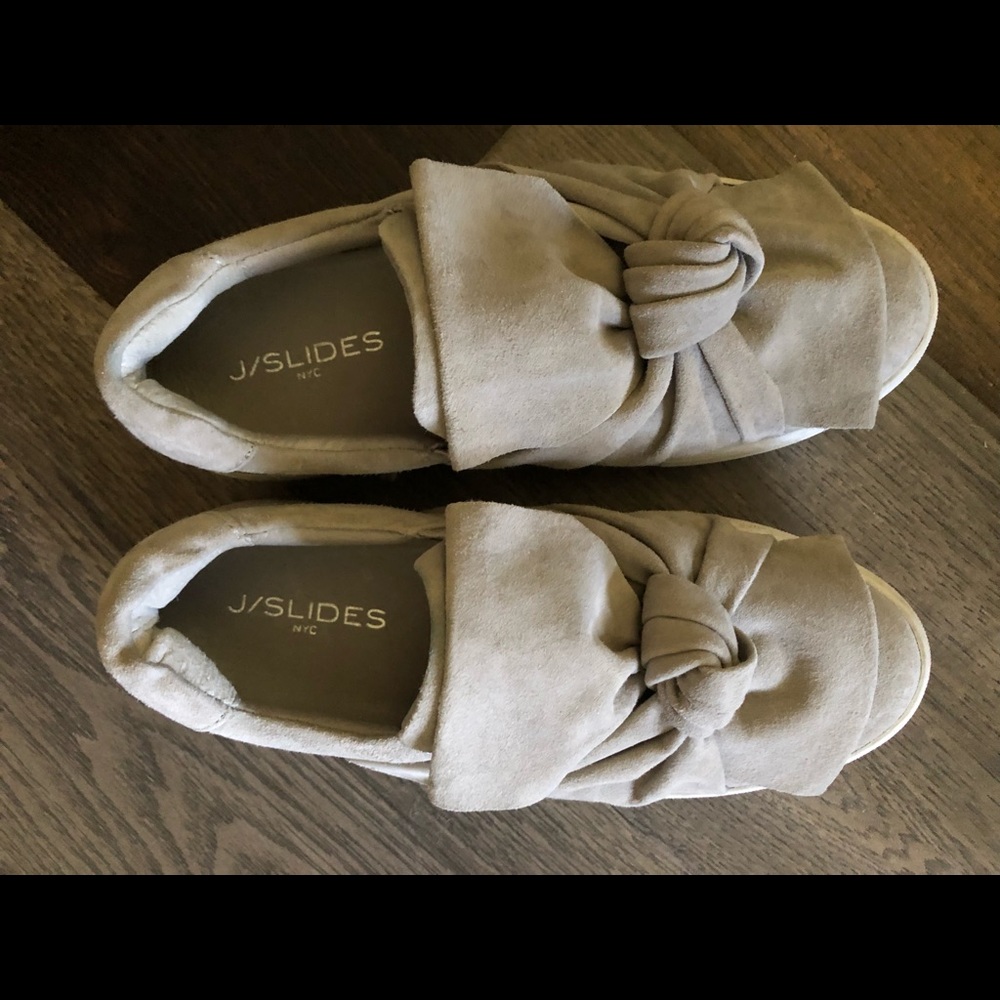 J/slides light grey sneakers